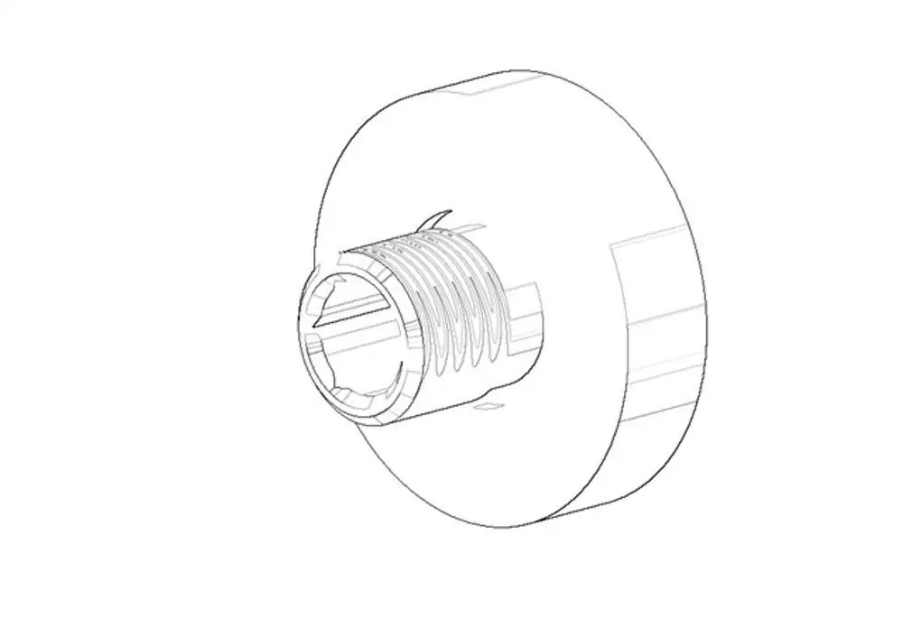 DORNBRACHT Adapter ERSATZTEILE 081797513 D. 40 x 25 mm Chrom, 081797513-00 Galeriebild 1